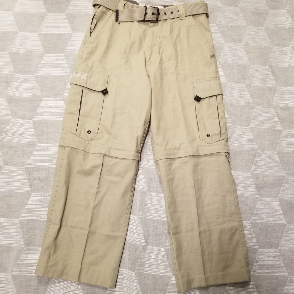 Vintage OTB One Tough Brand Cargo Convertible Pants Size 32